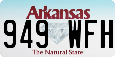 AR license plate 949WFH