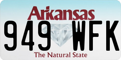AR license plate 949WFK