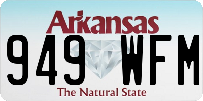 AR license plate 949WFM