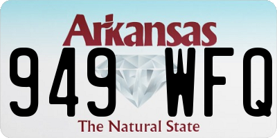 AR license plate 949WFQ