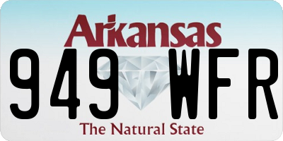 AR license plate 949WFR