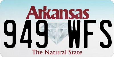 AR license plate 949WFS