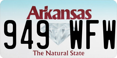 AR license plate 949WFW