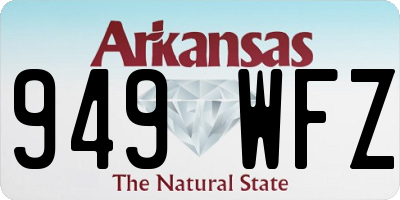 AR license plate 949WFZ