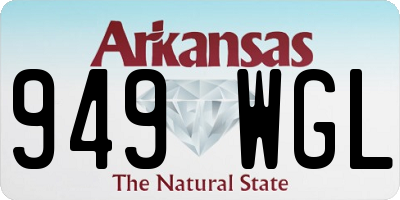 AR license plate 949WGL