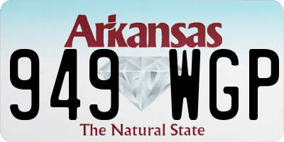 AR license plate 949WGP