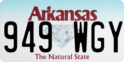 AR license plate 949WGY