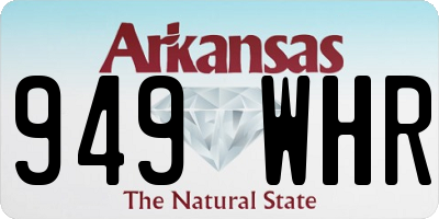 AR license plate 949WHR