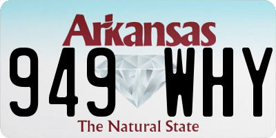 AR license plate 949WHY