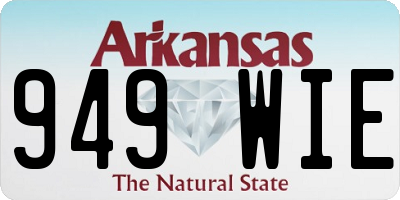 AR license plate 949WIE