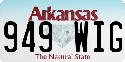 AR license plate 949WIG
