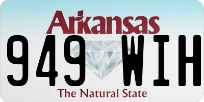 AR license plate 949WIH