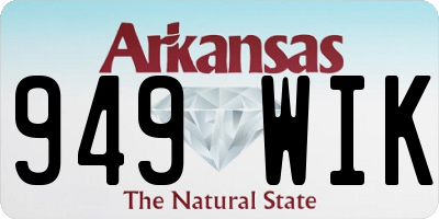 AR license plate 949WIK
