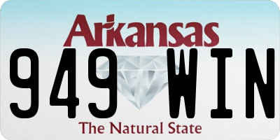 AR license plate 949WIN