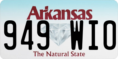AR license plate 949WIO