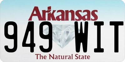 AR license plate 949WIT