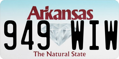AR license plate 949WIW