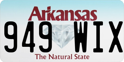 AR license plate 949WIX