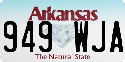 AR license plate 949WJA