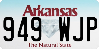 AR license plate 949WJP