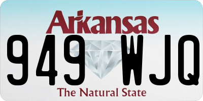 AR license plate 949WJQ