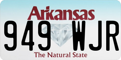 AR license plate 949WJR