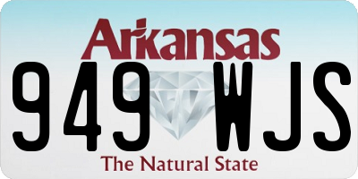 AR license plate 949WJS