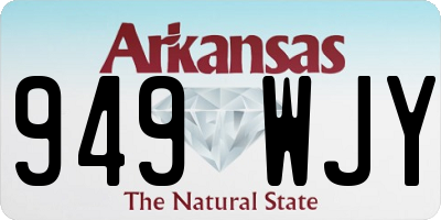 AR license plate 949WJY