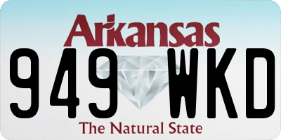 AR license plate 949WKD