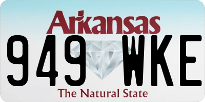 AR license plate 949WKE