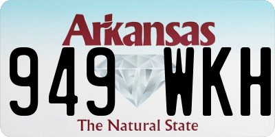 AR license plate 949WKH