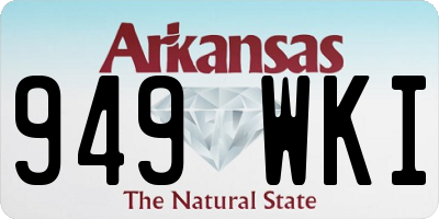 AR license plate 949WKI