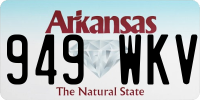 AR license plate 949WKV