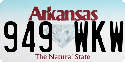 AR license plate 949WKW