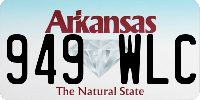 AR license plate 949WLC