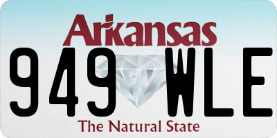 AR license plate 949WLE