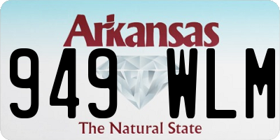 AR license plate 949WLM