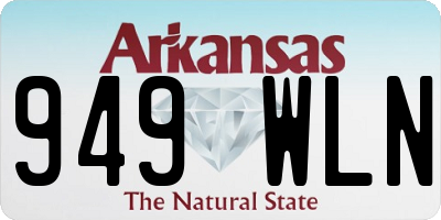 AR license plate 949WLN