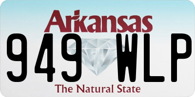 AR license plate 949WLP