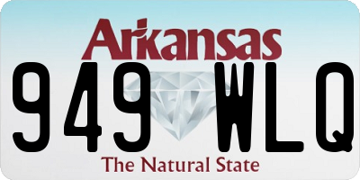 AR license plate 949WLQ