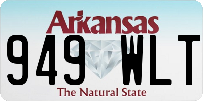AR license plate 949WLT