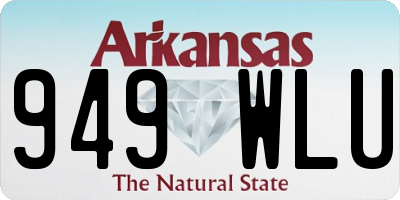 AR license plate 949WLU
