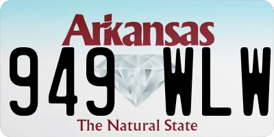 AR license plate 949WLW