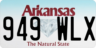 AR license plate 949WLX