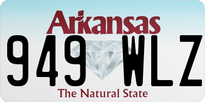 AR license plate 949WLZ