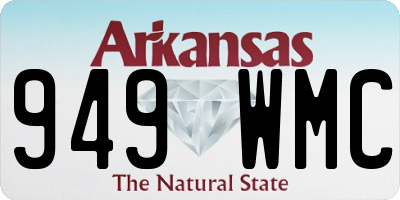 AR license plate 949WMC