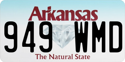 AR license plate 949WMD