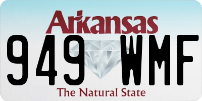 AR license plate 949WMF