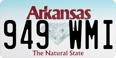 AR license plate 949WMI