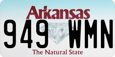 AR license plate 949WMN